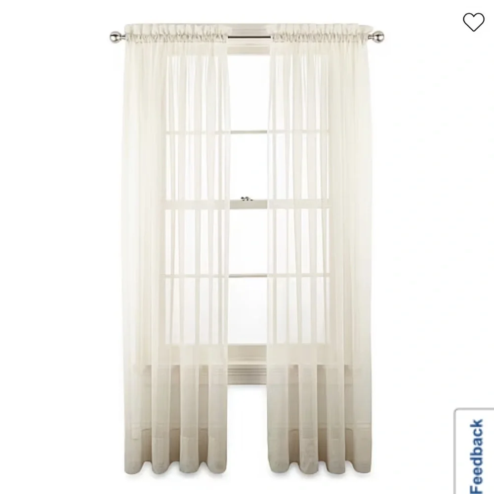 Sheer Window Curtain